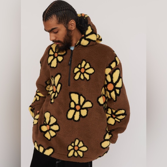 Lazy Oaf Flower Fleece Hoodie - Picture 4 of 8